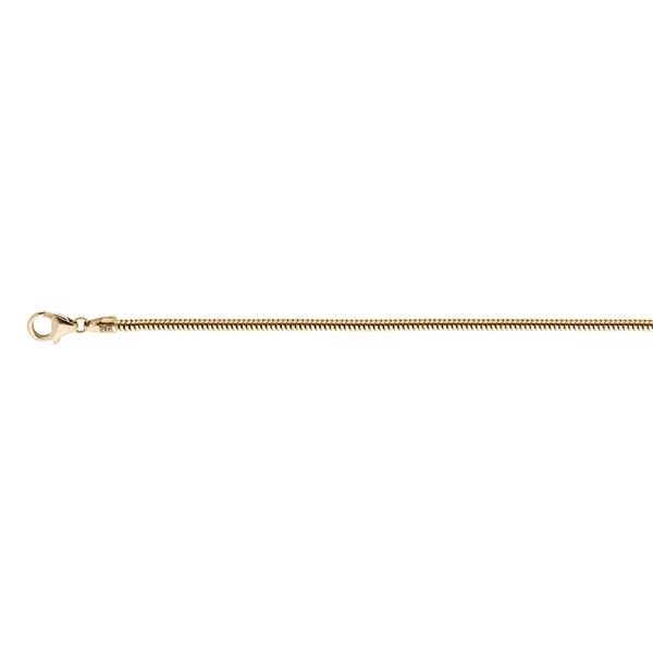Slangekæde i 18 karat guld - 1,7 mm bred, 45 cm lang | Svedbom