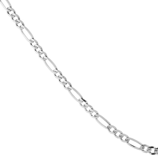 Figaro - 925 Sterlingsølv - halskæde bredde 3,4 mm / tråd 1,05 og længde 80 cm