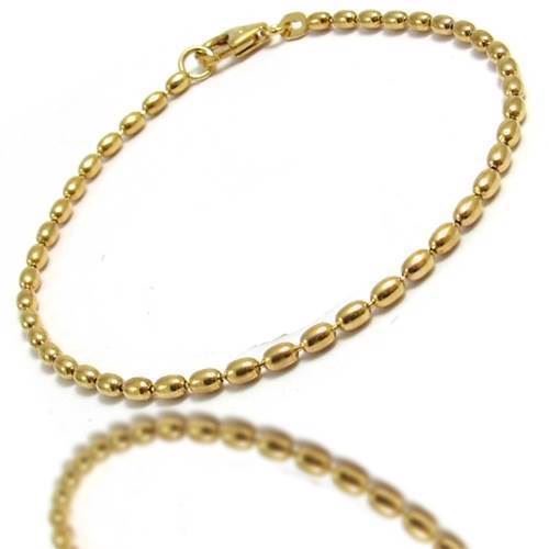 Oliven halskæde i 14 karat guld, bredde 1,8 mm og længde 55 cm