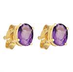 9 ct Amethyst �restikker