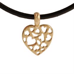 14 kt heart pendant from Blicherfuglsang