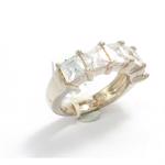 S�lv ring i 925 s�lv m/ 5 zirkonia