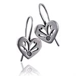 Love Story silver earrings by Izabel Camille