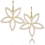 Sophisticated Flower - large earrings by Izabel Camille