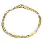 14 karat massiv tofarvet guldk�de