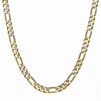 14 kt R�d- / hvidgulds Figaro guldk�der
