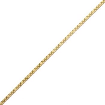 8 kt Venezia Guld halskæde, 1,0 (bredde 0,9 mm) - 45 cm
