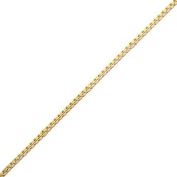 8 kt Venezia Guld halskæde, 1,0 - længde 50 cm (bredde 0,9 mm)