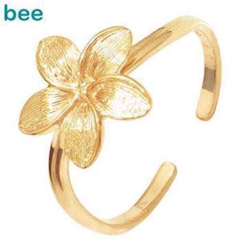 9 kt guld blomster t�ring