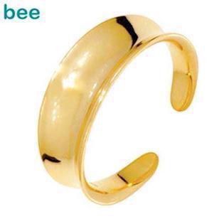Concav t�ring i 9 kt guld
