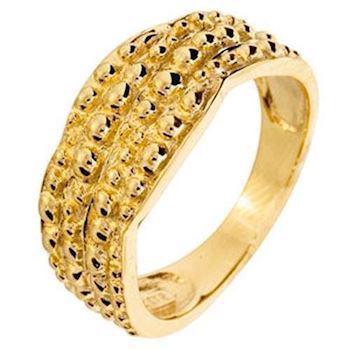 9 kt guldring