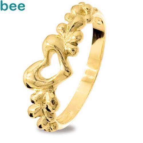 9 ct Solid Gold Free Form Love Ring