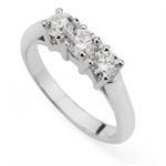 18 kt hvidgulds brillant ring