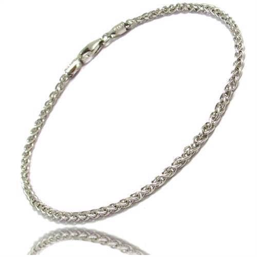 Hvede - Rhodineret sterling sølv halskæder i bredden 1,70 mm og længde 50 cm